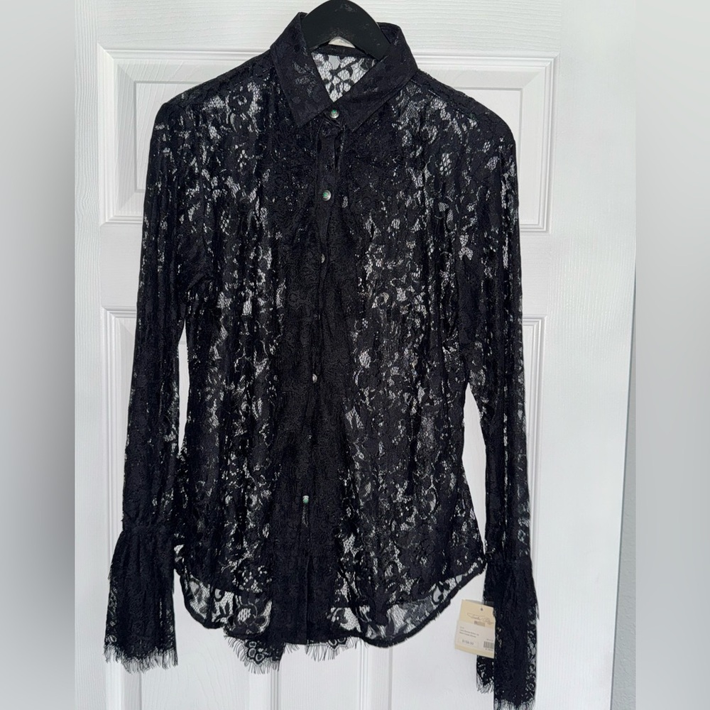 ❗️NEW❗️ Black Lace Women's Top